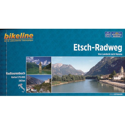 cykloatlas Etsch Adiže 1:75 000 německy
