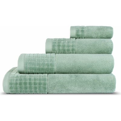 Darré ručníky a osušky CASA VIVA šalvějově zelená GOTS 30 x 50 cm