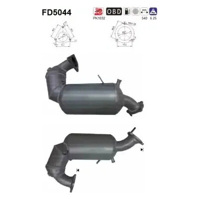 AS Filtr pevných částic ASA FD5044