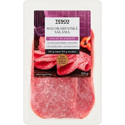 Tesco Malokarpatská saláma 200 g