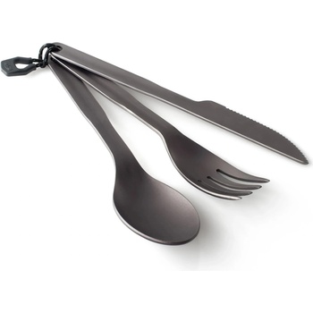 GSI Outdoors Halulite Cutlery set Цвят: черен