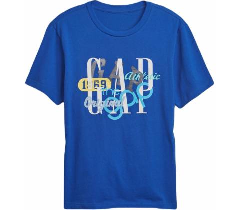 Gap Graffiti Logo modré mix