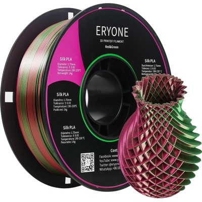 Eryone Silk PLA Dual color červeno-zelený 1kg 1,75 mm