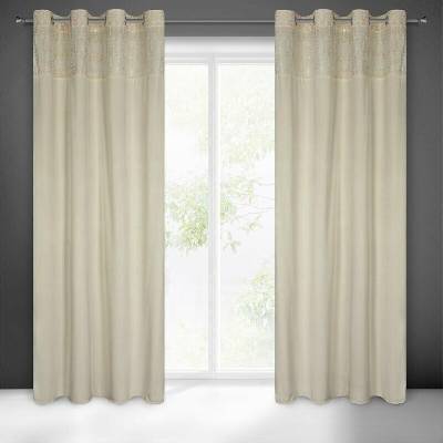 Takoy Záves LIZA zo zamatu s pruhom s lesklou ombré potlačou 140 x 250 cm-HF-402172 | 140 x 250 cm