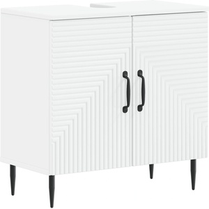 vidaXL Шкаф за мивка в баня HAARLEM Бяло 59, 5 x 31, 5 x 59 см (896785)