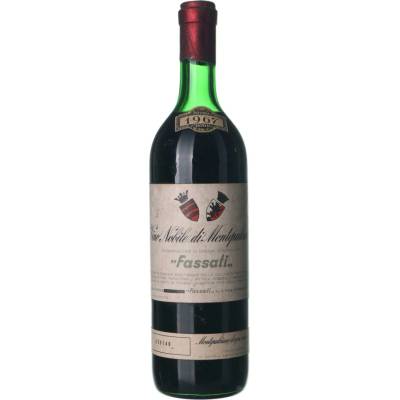 Fassati Vino Nobile di Montepulciano suché červené 1967 0,75 l (holá láhev)