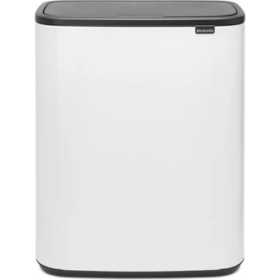 Brabantia Кош за смет Brabantia Bo Touch 2x30L, White (1001267)