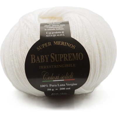 Merino vlna Rial Filati Baby Supremo bílá