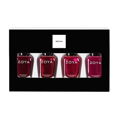 Zoya Polish Quad Fa La La La La sada laků Dakota + Sarah + Alegra + Veronica 4 x 15 ml