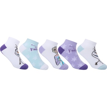 Image 1 of Character Юношески чорапи Character Trainer Sock 5pk Junior - Frozen