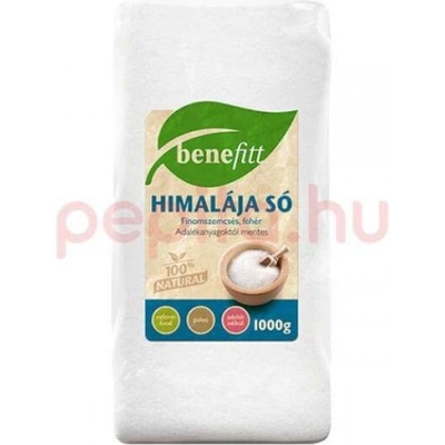 Benefitt Himalájska Soľ biela jemná 1 kg