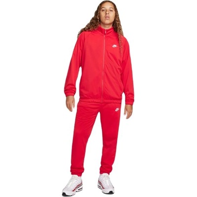 Nike Мъжки анцуц Nike Club Sportswear Sport Casual Track Suit - university red/white