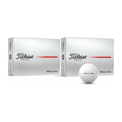 Titleist Pro V1x Double Dozen žluté 24 ks