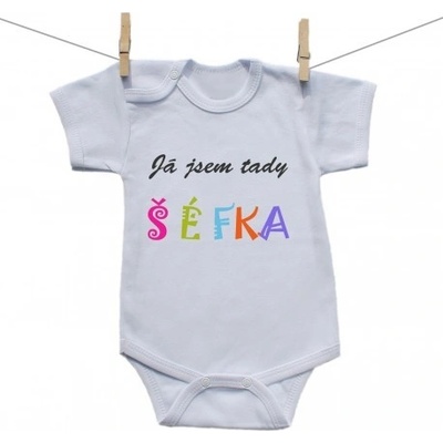 Boodyy Body s krátkým rukávem Já jsem tady šéfka