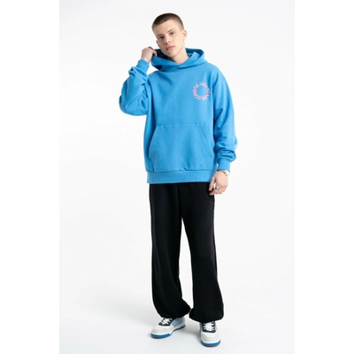 Reporter Young chlapecké černé tepláky OVERSIZE s plastickou výšivkou "ASCENSION" černá
