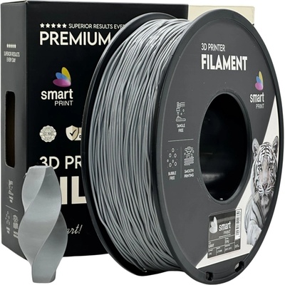 Smart Print FG-S124-E1, 3D филамент, TPU 95A, 1, 75mm, 1000g, Сив (Grey) (FG-S124-E1)