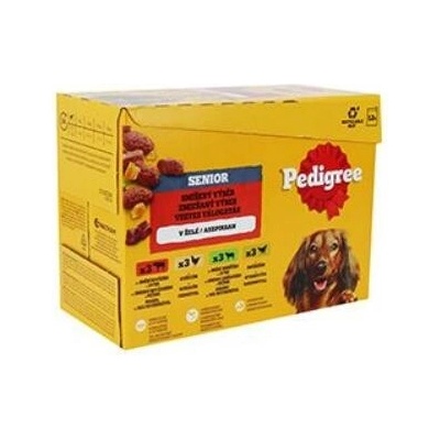 Pedigree Senior masový výber v želé 12 x 100 g