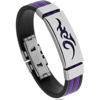 HARAHU Мъжки часовник ti-33196 - Черен / Лилав kp33196 (ti-33196)