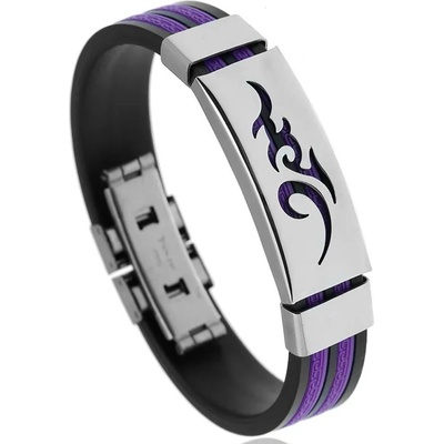 HARAHU Мъжки часовник ti-33196 - Черен / Лилав kp33196 (ti-33196)