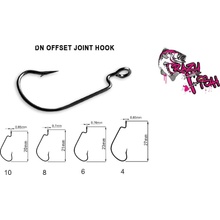 Crazy Fish DN Offset Joint Hook vel.6 10 ks
