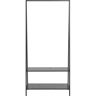 Actona Seaford stojan na oblečení černá 77 cm 165 cm 37 cm