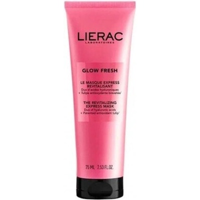 LIERAC Озаряваща бърза маска за лице с хиалурон, Lierac Glow Fresh The Revitalizing Express Face Mask with Hyaluronic Acid 75ml