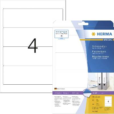 Herma 5095 61 x 192 mm papír bílá trvalé 100 ks