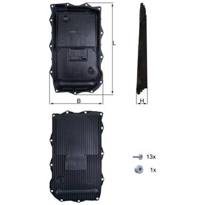 Olejová vaňa automatickej prevodovky KNECHT HX 184KIT