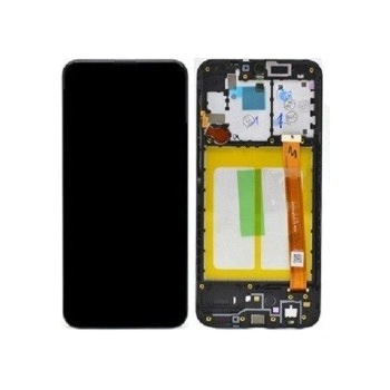 LCD Displej + Dotykové sklo + Rám Samsung Galaxy A20e