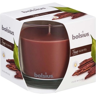 Bolsius True Scents Oud Wood 95 x 95 mm