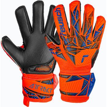 Reusch Детски вратарски ръкавици Reusch Attrakt Silver Junior hyper orng/elec blue/blck