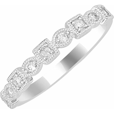 Eppi zlatý eternity prsten s diamanty Sanel R34913