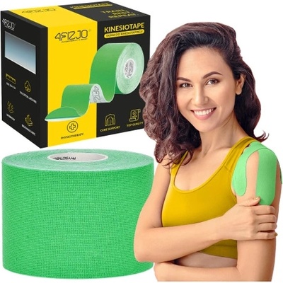 4FIZJO Kinesio tejpovacia páska zelený 5 cm x 5 m