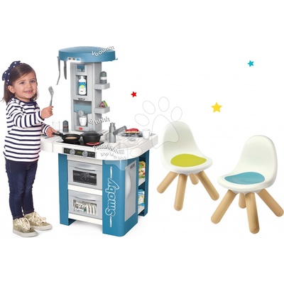 Smoby Set kuchynka s technickým vybavením Tech Edition elektronická s dvomi stoličkami