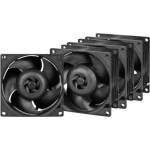 ARCTIC S8038-7K Black PWM 80mm 4-pack (ACFAN00292A)