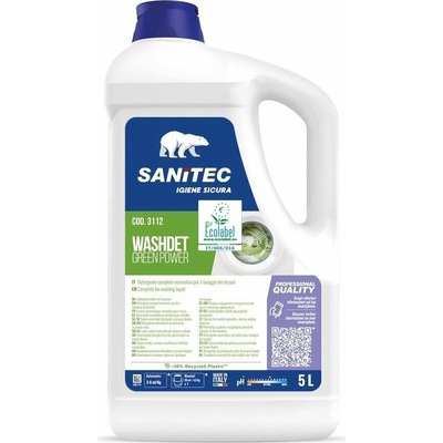 Sanitec prací gél Washdet green power 5 l