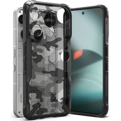 Ringke Fusion X Case for Nothing Phone 3 - сив и черен (8800293859291)