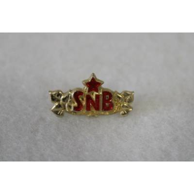 ČSSR Odznak SNB nárameníkový zlatá
