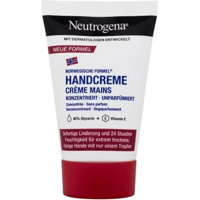 Neutrogena Norwegian Formula Hand Cream Unscented крем без аромат за сухи и напукани ръце 50 ml унисекс