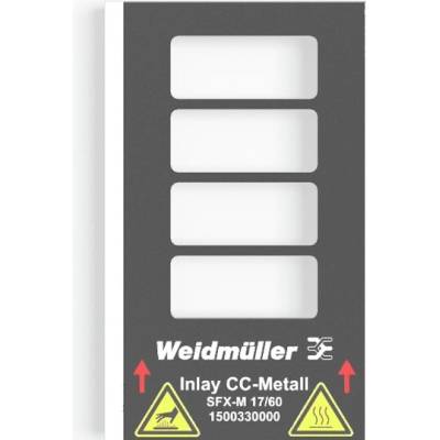 Vkládací štítky (značení zařízení) Weidmüller INLAY SFX-M 17/60 (1500330000)