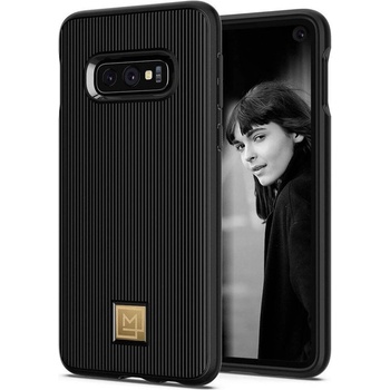 Spigen La Manon Classy Case - дизайнерски силиконов (TPU) калъф за Samsung Galaxy S10E (черен)