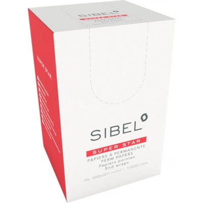 Sibel 1000ks papieriky na trvalú 89x57mm