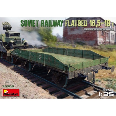 MiniArt Soviet Railway Flatbed 16,5-18 t 1:35