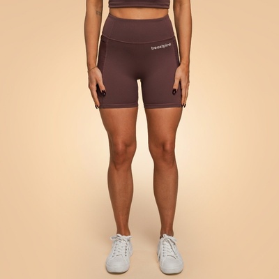 GymBeam BeastPink Дамски къси панталони Breeze Mulberry L