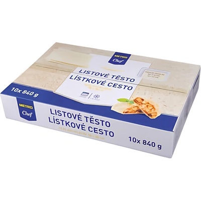 Metro Chef Těsto listové 58x38cm, 10x840g 8.4kg – Zboží Dáma