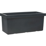 Pasquini e Bini Правоъгълна стилна саксия Серия SAGITTA 80xx35x34см - 70л - Цвят Антрацит (8075)