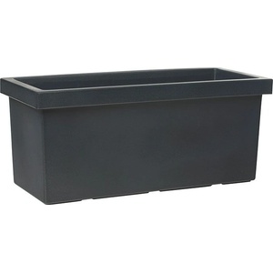 Pasquini e Bini Правоъгълна стилна саксия Серия SAGITTA 80xx35x34см - 70л - Цвят Антрацит (8075)
