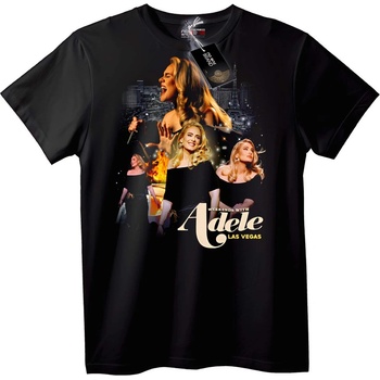 NOONEBRAND Тениска Концерт на Adele Las Vegas - 2XL, White