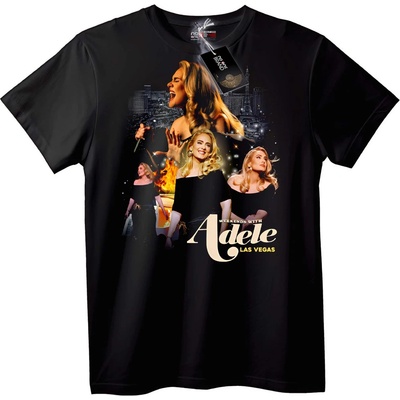 NOONEBRAND Тениска Концерт на Adele Las Vegas - 2XL, White