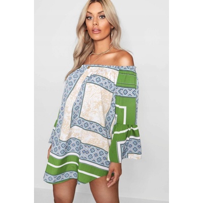 Boohoo koktejlové mini šaty